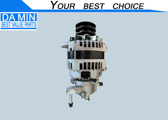 Generador de 24V 80A 8973515741 Motor 4HF1 4HG1 4HJ1 Con bomba de vacío 2 pines enchufe Partes del cuerpo de aluminio