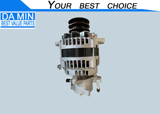 Generador de 24V 80A 8973515741 Motor 4HF1 4HG1 4HJ1 Con bomba de vacío 2 pines enchufe Partes del cuerpo de aluminio