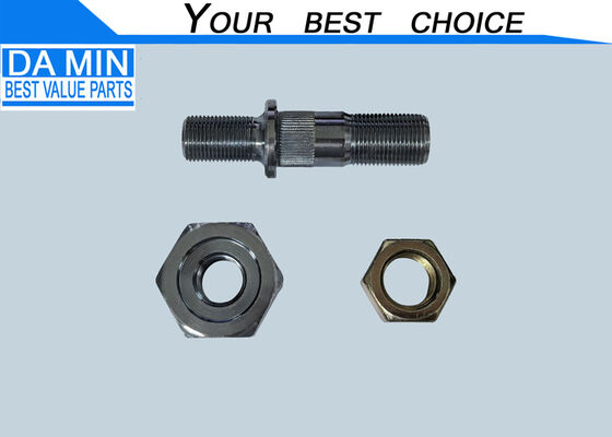 ORIGIN PARDS Perno de rueda delantera izquierda 8970170442 Conjunto de perno de tambor de freno incluye pasador y tuerca para motor Isuzu NPR NMR Truck 4HG1
