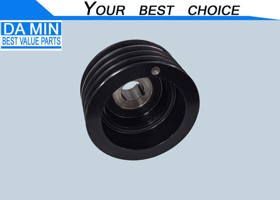 4JH1 Engine Crankshaft Damper Pulley 8972548440 NKR NLR NPR Isuzu 4JH1 4KH1 Engine Parts Dynamic Balance Test 4 Groove Fan Belt